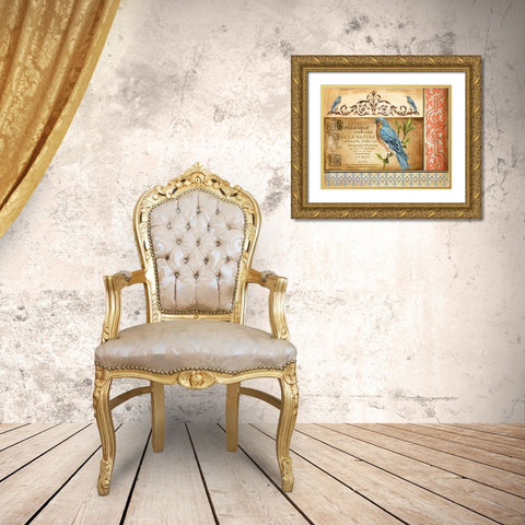 Botanique Gold Ornate Wood Framed Art Print with Double Matting by Gorham, Gregory