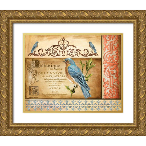 Botanique Gold Ornate Wood Framed Art Print with Double Matting by Gorham, Gregory
