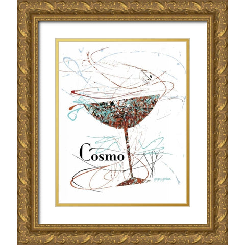 Happy Hour Motif Ii Gold Ornate Wood Framed Art Print with Double Matting by Gorham, Gregory