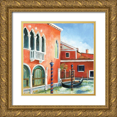 Italian Scene III Gold Ornate Wood Framed Art Print with Double Matting by Gorham, Gregory