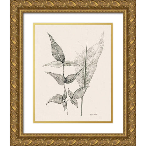 Plant Life I Gold Ornate Wood Framed Art Print with Double Matting by Gorham, Gregory