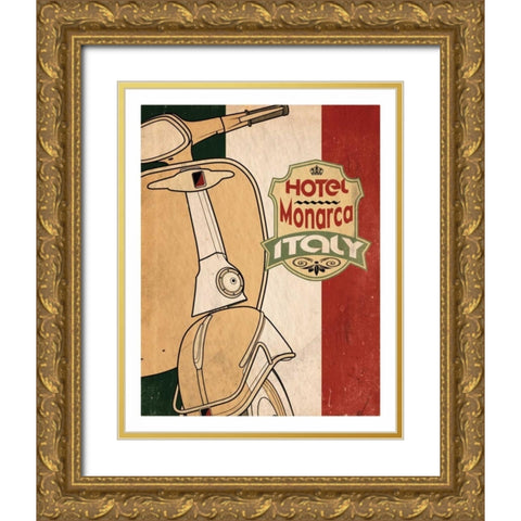 Hotel Italy Gold Ornate Wood Framed Art Print with Double Matting by Giacopelli, Jason
