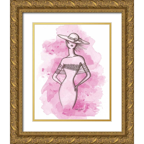 From the Runway II Gold Ornate Wood Framed Art Print with Double Matting by Guinn, Katie