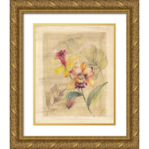 Bahama Breeze II Gold Ornate Wood Framed Art Print with Double Matting by Hargittai, Paul
