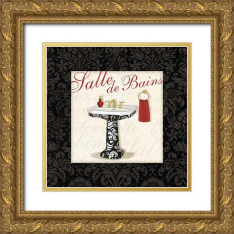 Classic Sink Gold Ornate Wood Framed Art Print with Double Matting by Harbick, N