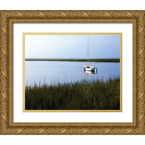 Serene Morning I Gold Ornate Wood Framed Art Print with Double Matting by Hausenflock, Alan