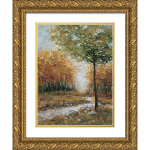 Country Retreat I Gold Ornate Wood Framed Art Print with Double Matting by Lee, Scott