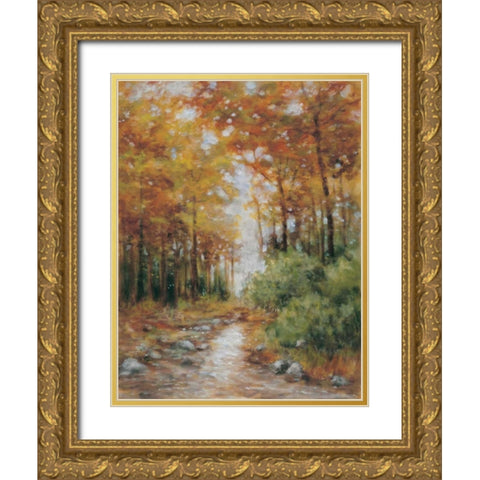 Country Retreat II Gold Ornate Wood Framed Art Print with Double Matting by Lee, Scott
