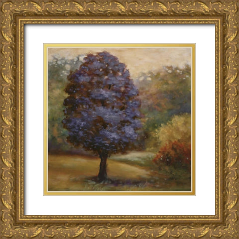 Tree Cast III Gold Ornate Wood Framed Art Print with Double Matting by Lee, Scott