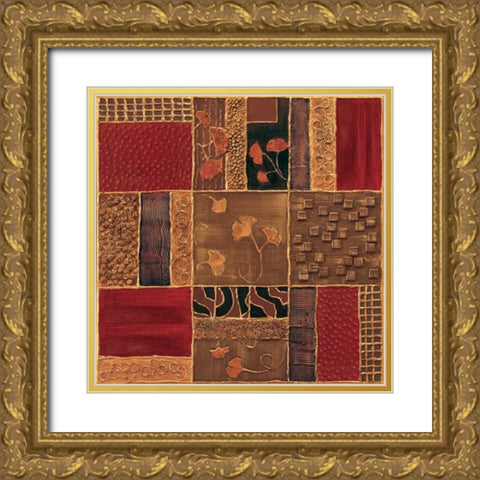 Mineral I Gold Ornate Wood Framed Art Print with Double Matting by Jeffrey, Jillian