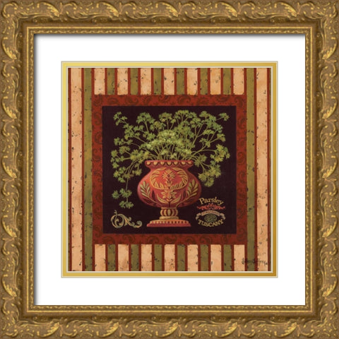 Parsley Italiano Gold Ornate Wood Framed Art Print with Double Matting by Jeffrey, Jillian