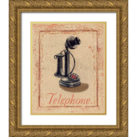 Nine to Five II Gold Ornate Wood Framed Art Print with Double Matting by Jones, Catherine