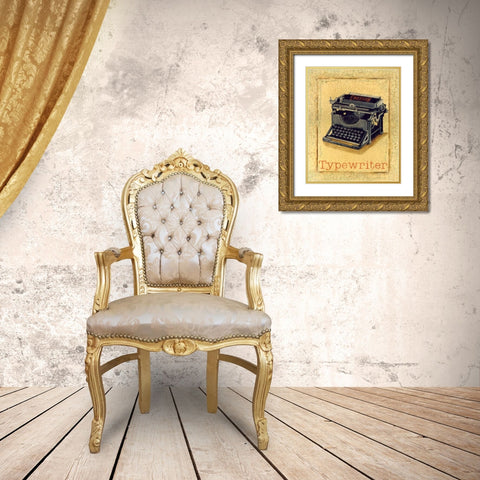 Nine to Five III Gold Ornate Wood Framed Art Print with Double Matting by Jones, Catherine