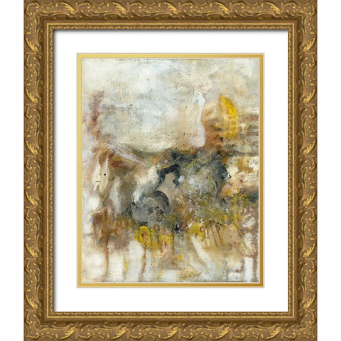 Granite Impressions I Gold Ornate Wood Framed Art Print with Double Matting by Jones, Catherine