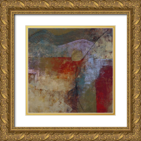 Foundation Earth I Gold Ornate Wood Framed Art Print with Double Matting by Kime, John