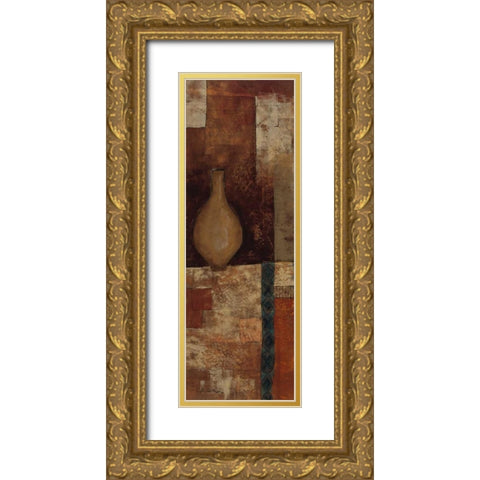 Autumn Solitude I Gold Ornate Wood Framed Art Print with Double Matting by Kime, John