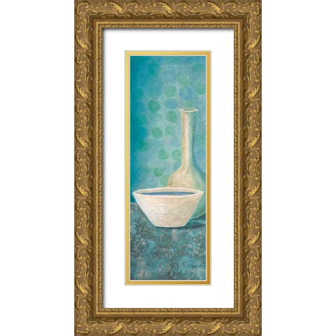 Spa Day II Gold Ornate Wood Framed Art Print with Double Matting by Kime, John