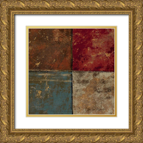 Building Blocks II Gold Ornate Wood Framed Art Print with Double Matting by Kime, John