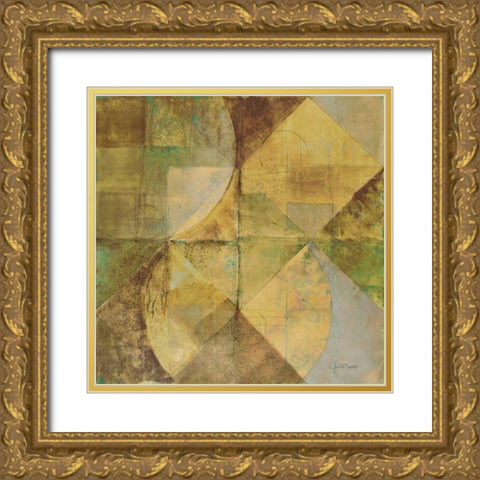 Boardwalk I Gold Ornate Wood Framed Art Print with Double Matting by Kime, John