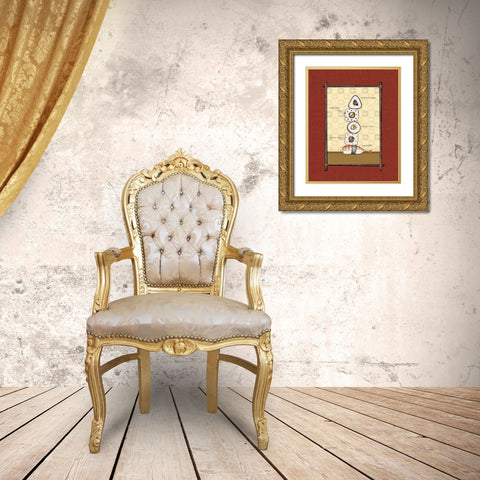 Sushi I Gold Ornate Wood Framed Art Print with Double Matting by Laliberte, Andrea