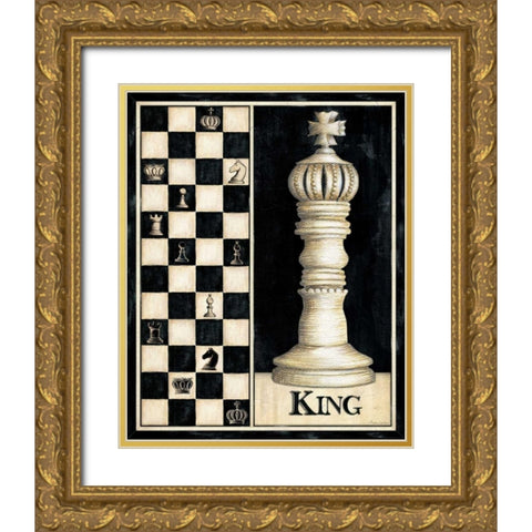 Classic King Gold Ornate Wood Framed Art Print with Double Matting by Laliberte, Andrea