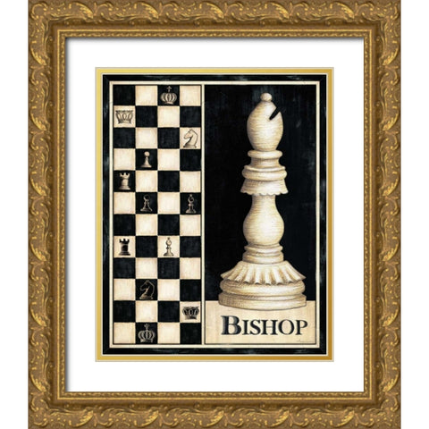 Classic Bishop Gold Ornate Wood Framed Art Print with Double Matting by Laliberte, Andrea