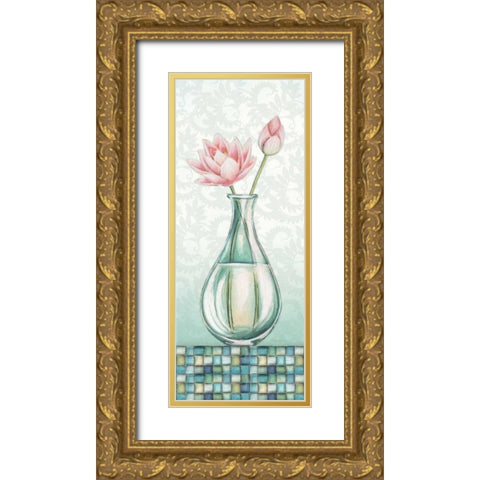 Soft Spirit I Gold Ornate Wood Framed Art Print with Double Matting by Laliberte, Andrea