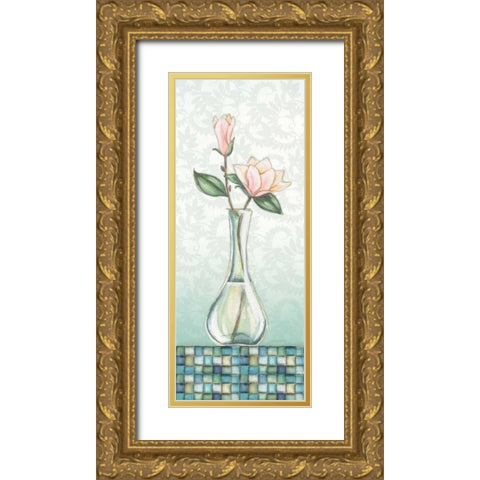 Soft Spirit II Gold Ornate Wood Framed Art Print with Double Matting by Laliberte, Andrea