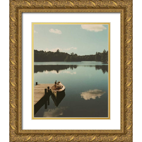 Plenitude I Gold Ornate Wood Framed Art Print with Double Matting by Lestage, Suzanne