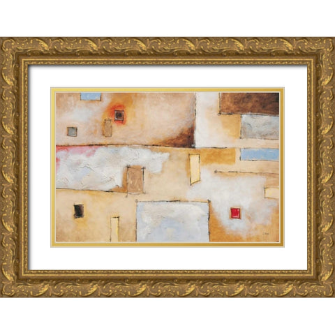 Circuit Breaker I Gold Ornate Wood Framed Art Print with Double Matting by Linza, Loretta