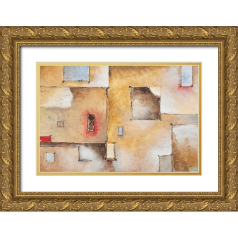 Circuit Breaker II Gold Ornate Wood Framed Art Print with Double Matting by Linza, Loretta