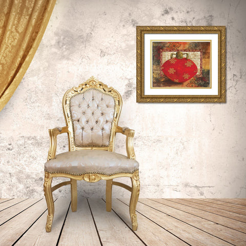 Eastern Wares I Gold Ornate Wood Framed Art Print with Double Matting by Linza, Loretta