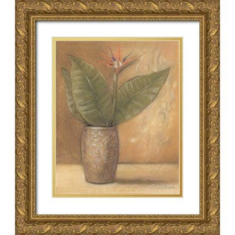Global Pots II Gold Ornate Wood Framed Art Print with Double Matting by Marque, Lucia