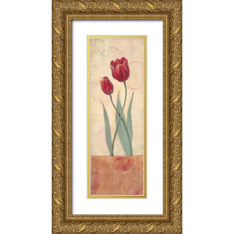 Circular Balance I Gold Ornate Wood Framed Art Print with Double Matting by Marque, Lucia