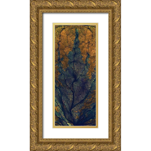 Coleus Window Gold Ornate Wood Framed Art Print with Double Matting by McLemore, Julia