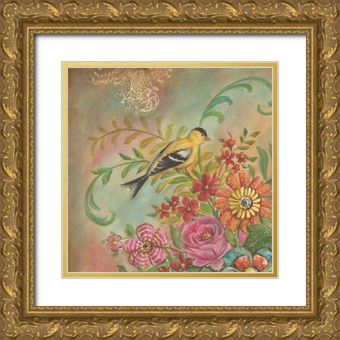 Splendid Botanical I Gold Ornate Wood Framed Art Print with Double Matting by McRostie, Kate