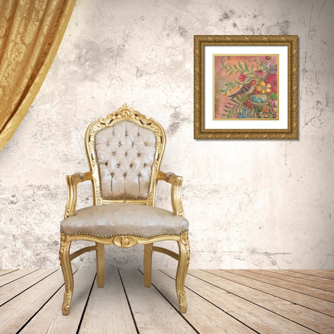 Splendid Botanical III Gold Ornate Wood Framed Art Print with Double Matting by McRostie, Kate