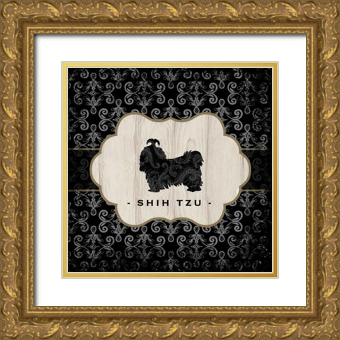 Top Dog I Gold Ornate Wood Framed Art Print with Double Matting by McRostie, Kate