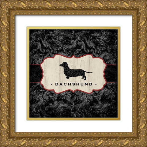 Top Dog III Gold Ornate Wood Framed Art Print with Double Matting by McRostie, Kate