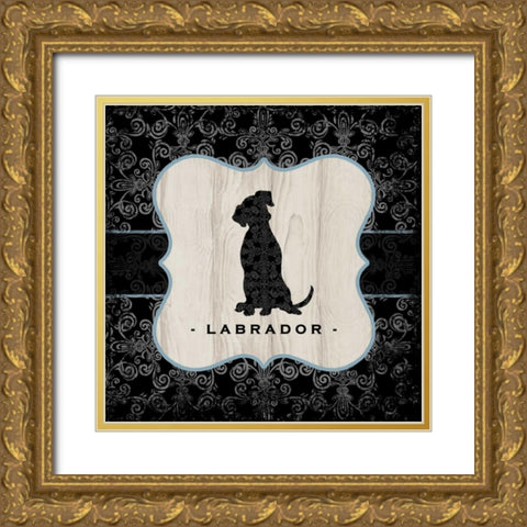 Top Dog V Gold Ornate Wood Framed Art Print with Double Matting by McRostie, Kate