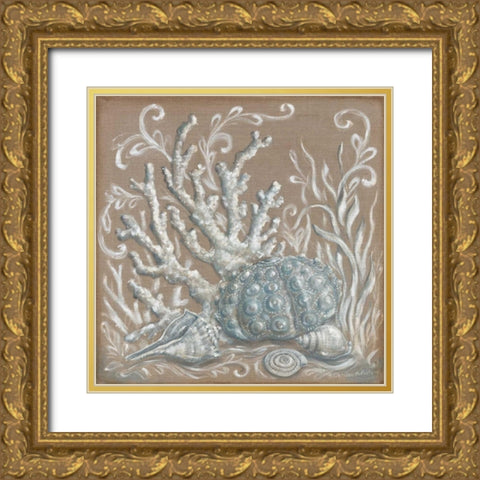 Ocean Wonder III Gold Ornate Wood Framed Art Print with Double Matting by McRostie, Kate
