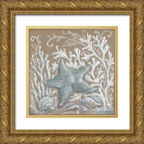 Ocean Wonder IV Gold Ornate Wood Framed Art Print with Double Matting by McRostie, Kate