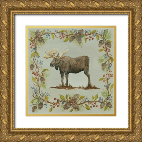 Blue Aspen Woods IV Gold Ornate Wood Framed Art Print with Double Matting by McRostie, Kate