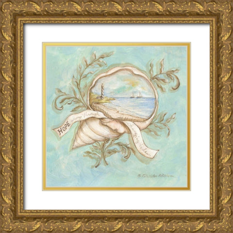 Treasures of the Tide II Gold Ornate Wood Framed Art Print with Double Matting by McRostie, Kate