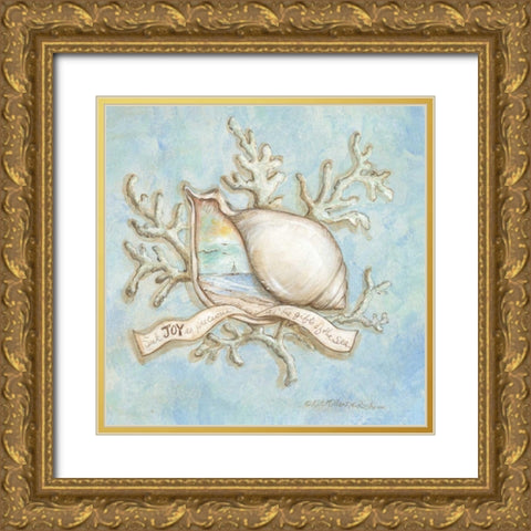 Treasures of the Tide III Gold Ornate Wood Framed Art Print with Double Matting by McRostie, Kate