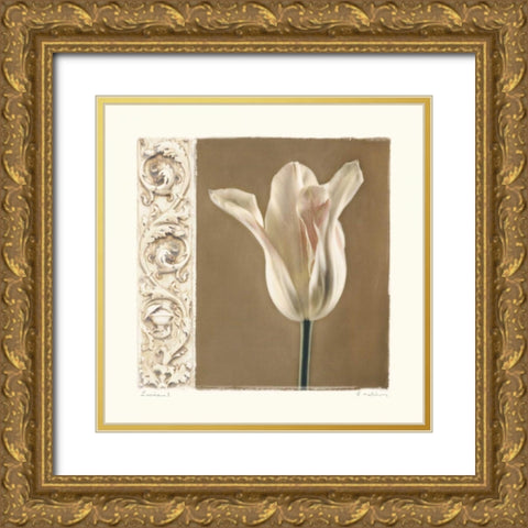 Lumiere I Gold Ornate Wood Framed Art Print with Double Matting by Melious, Amy