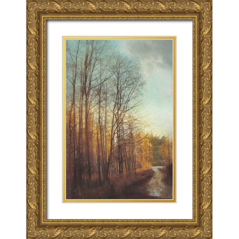 Winter Light I Gold Ornate Wood Framed Art Print with Double Matting by Melious, Amy