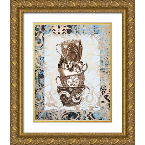 Tippy II Gold Ornate Wood Framed Art Print with Double Matting by Meyer, Jill
