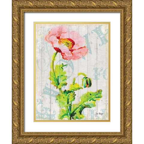 On the Fence I Gold Ornate Wood Framed Art Print with Double Matting by Meyer, Jill