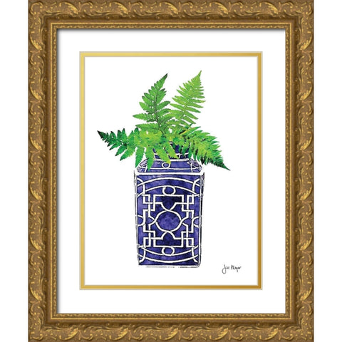 In Your Vase II Gold Ornate Wood Framed Art Print with Double Matting by Meyer, Jill